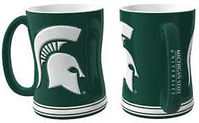 Ebay product id (epid) 8019189338. Michigan State Spartans Coffee Mug 14oz Sculpted Relief Sports Fan Shop