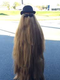 Homemade Cousin It Costume Love It Addams Family Costumes Family Costumes Long Hair Styles