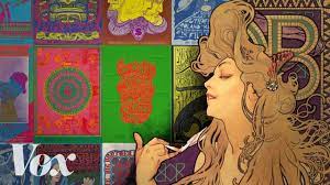 Retro 60s psychedelic hearts paisley print poster. Where The 1960s Psychedelic Look Came From Youtube