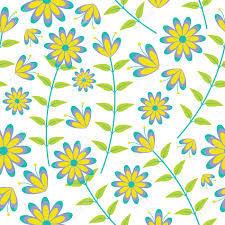 Shop items you love at overstock, with free shipping on everything* and easy returns. Cute Blue And Yellow Flowers Seamless Pattern On White Background Vector Design For Fabric Clothes Background Wrapping Paper And Wallpaper Royalty Free Cliparts Vectors And Stock Illustration Image 87820623