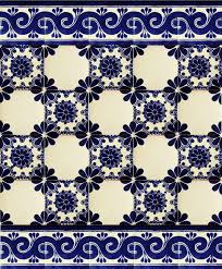 Mexican tile backsplash spanish kitchen. Cerames Mirta Navy Blue White Mexican Tiles Pack Of 30 Tiles 10 5x10 5 Cm Talavera Bathroom And Kitchen Backsplash Tiles Spanish Moroccan Azulejo Designs Buy Online In Bosnia And