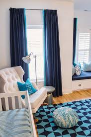 Aqua blue baby blue blue screen of death bright blue bright navy carolina blue cetacean blue chambray blue cloud burst blue cobalt blue rgb values the different intensities of red, green and blue in each color on a scale of 0 to 255. Aqua And Navy Boy Nursery Design With Built In Window Seat Contemporary Nursery