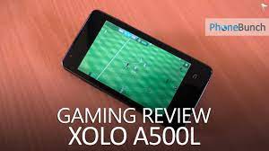 XOLO A500L Gaming Review - YouTube