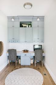 We loved the shade of the gray in this grey shaker kitchen cabinet! Category Farmhouse Interiors Home Bunch Interior Design Ideas