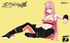 Check spelling or type a new query. Pink Hair Long Hair J Adsen Thighs Belly Button Cleavage Zero Two Darling In The Franxx Darling In The Franxx Anime Girls Simple Background Yellow Background Horns Fan Art Digital Art Logo