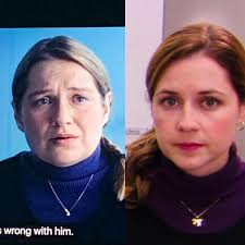 100% intentional ! Same outfit, same calm speaking..