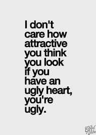 I feel ugly on the inside and i know no amount of cosmetics and exercising is going to correct that problem. Pretty Outside Ugly Inside Quotes Quotesgram