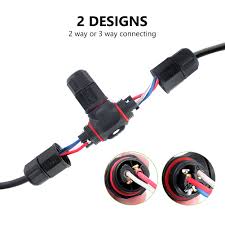 Save time and costs with our wire and splicing connectors. Outdoor Cable Connector 2 3 Way Waterproof Electrical Terminal Wire Adapter Ebay