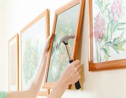 What kind of hardware do i use and how do i attach it to a large plaster picture frame? How To Hang Wall Art With A Hanging Wire Riverbend Home