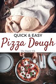 Quick And Easy Pizza Dough Recipe In 2020 Easy Homemade Pizza Homemade Pizza Quick Easy Homemade Pizza