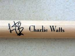 585 the man who provides the subtle groove behind arguably the … Rolling Stones Charlie Watts Drumsticks Vic Firth 136172288