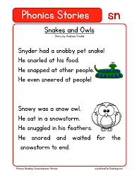Amazon best sellers our most popular products based on sales. Reading Comprehension Worksheet Snakes And Owls Reading Comprehension Worksheets Reading Comprehension Phonics Reading