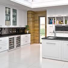 Noted For Its Sleek Contemporary Design And Versatility The York Style Is An Ideal Choice For White Contemporary Kitchen Kitchen Cabinets Uk New Kitchen Doors