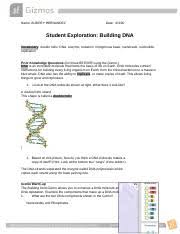 1 calorimetry lab gizmo answer key free pdf ebook download: Building Dna Gizmo Completed Docx Name Date Student Exploration Building Dna Vocabulary Double Helix Dna Enzyme Mutation Nitrogenous Base Nucleoside Course Hero