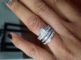 Show Me Stacked Wedding Rings Stacked Wedding Rings Wedding Rings Engagement Wedding Rings