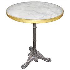 Marble Top French Bistro Table 1stdibs Com Bistro Decor Bistro Table Patio Furnishings