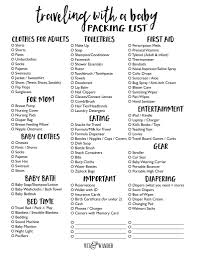 Packing List For Traveling With A Baby Our Handcrafted Life Baby Packing List Traveling With Baby Baby Vacation