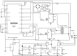 I had created a thread there on how can i drive a 2 pin primary transformer with h bridge in the first two signals from teh sg3524 ic,the alternate 100uf/25v capacitors get charged and it works. Shows The Complete Circuit Diagram Of The Pwm Inverter Circuit Ic 3 Download Scientific Diagram