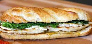 Grilled Chicken With Brie And Honey Mustard On A Baguette America S Table Grilled Chicken Sandwiches Recipes Honey Mustard