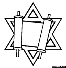 Some of the coloring pages shown here are jewish1 clipart clipart graphics images and public do. Torah Coloring Page Free Torah Online Coloring Online Coloring Pages Coloring Pages Jewish Symbols