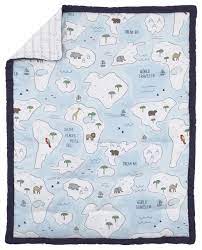 Maybe you would like to learn more about one of these? Dreamer Little Explorer World Map 8 Piece Nursery Crib Bedding Set Contemporary Crib Bedding Sets By Nojo Baby Kids Inc Houzz
