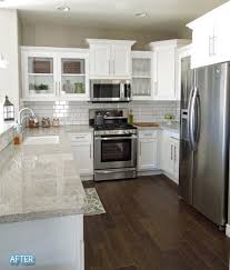 Kashmir White Granite Counter Myhomelookbook Builder Grade Kitchen Kitchen Inspirations Kitchen Remodel