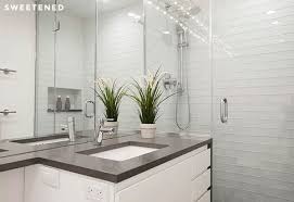 Italian design is never short on ideas, and modern bathroom company evit has created these amazing bathroom glass tile backsplash collections that are each a work of art. Ceramic Glass Or Stone 15 Bathroom Wall Tile Ideas Sweeten Com