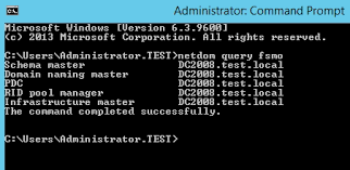 Demote Windows Server 2008 Dc Transfer Fsmo Roles It Blog