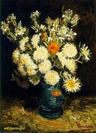 It teaches your child about art in six colors, yellow, green, orange, purple, red and blue. Flowers In A Blue Vase By Vincent Van Gogh 1853 1890 Netherlands Paintings Reproductions Vincent