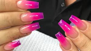 Check out our amazing collection of glitter ombre nails to get inspired. Ombre On Ombre Pink Purple Design Acrylic Nails Youtube