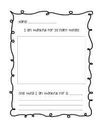 I Am Thankful Drawing And Writing Sentence Starters Thankful Writing