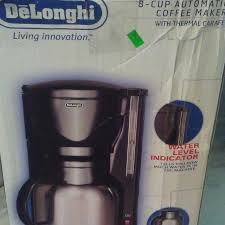 Thermal stainless steel carafes—stellar at keeping coffee hot—tend to dribble more than glass carafes. Best Delonghi 8 Cup Automatic Coffee Maker For Sale In West Palm Beach Florida For 2021