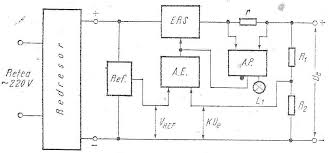 Se utilizeaza un transformator pentru reducerea tensiunii. Alimentator Stabilizat 1 35 40v 2a Cu Protectie La Scurtcircuit Si Suprasarcina