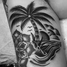 That is why all men and women that wear these tattoos associate themselves deeply with those cultures. 100 Palm Tree Tattoos For Men Tropical Design Ideas
