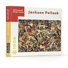 Pollock's style was unusual to say the least: Jackson Pollock Convergence 1000 Piece Jigsaw Puzzle Madrid Ronni Amazon Co Uk Toys Games