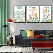 I included the existing wall decorations in the design but mixed in more modern wall decor to fill the space and make the room more inviting. Buy 6 Styles Modern Happy Easter Canvas Painting Home Wall Decor Art Picture Print No Frame Decor At Affordable Prices Free Shipping Real Reviews With Photos Joom