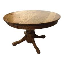 Antique Country Oak Round Pedestal Dining Table In 2020 Round Pedestal Dining Antique Dining Tables Dining Table