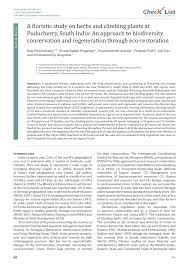 The climbing habit has evolved many times. Pdf A Floristic Study On Herbs And Climbing Plants At Puducherry South India An Approach To Biodiversity Conservation And Regeneration Through Eco Restoration