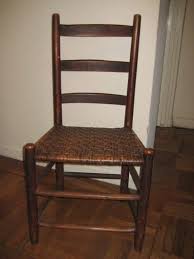 Antique 19th C Red Splint Seat Hickory Ladderback Chair Etsy Ladder Back Chairs Chair Woven Chair
