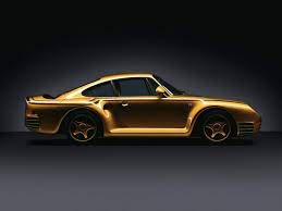 Porsche 959 Gold Vintage Porsche Porsche Concept Cars
