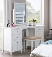 Mirrored desk,makeup vanity table mirrored dressing table furniture glass with drawer console bedroom study home office 100 * 36 * 78cm (l * w * h). Edward Hopper White Dressing Table Furniture Co Uk