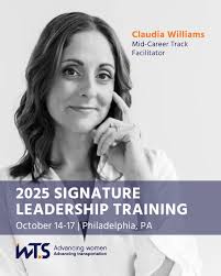 Claudia Williams Leads Mid-Career Career Track at WTS Signature Leadership  Training