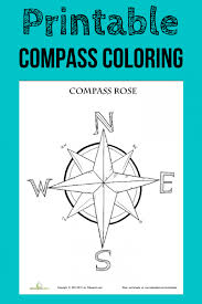 (based on keywords) color this wolf woman and all the roses and feathers that surround her. Compass Rose Coloring Page Worksheets 99worksheets