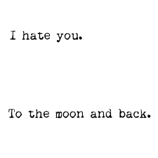 I Love You To The Moon And Never Back I Really Never Mean It When I Said I Love You To The Moon And Back But I Do Mean It From Insulting Quotes For Haters Hater Quotes Funny Quotes