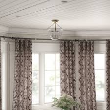 A bay, arched or corner window setup requires a bendable curtain rod. Winston Porter Leavy Bay Window Single Curtain Rod Hardware Set Reviews Wayfair