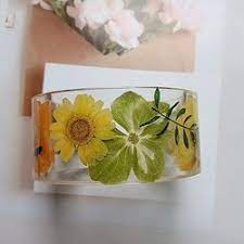 annys workshop 手作押花手鐲 花卉植物手鐲 c型開口手鐲 夏日手鐲手鍊 手環anny 的作品 creemaー來自日本的手作 設計購物網站