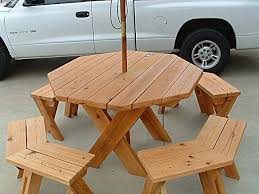 Octagonal Picnic Table Plans Picnic Table Plans Octagon Picnic Table Wooden Garden Table