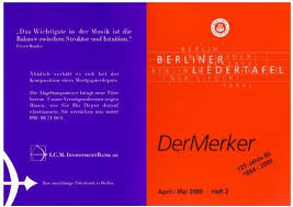 Find out operation hours of deutsche bank , berlin, 13353 müllerstraße 34a, deutsche bank berlin. Einer Von Uns Berliner Liedertafel