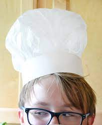Tissue Paper Chef Hat Great Craft For Kid S To Make Paper Chef Hats Chef Hats For Kids How To Make A Chef Hat