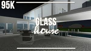 This is a modern two story home with a dining room, kitchen, living room, garage, laundry room, and a bathroom with a. Bloxburg House Ideas Glass Novocom Top